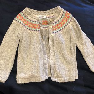 Baby Boden grey cardigan